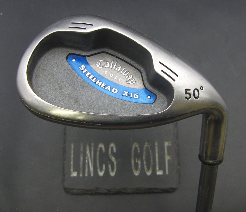 Callaway Steelhead X-16 50° Gap Wedge Stiff Graphite Shaft Callaway Grip