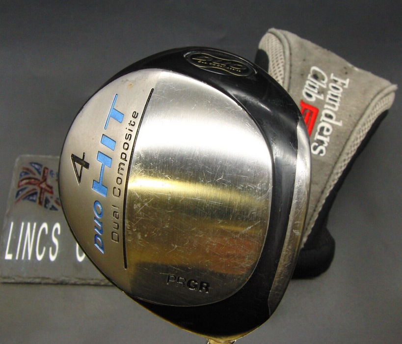 Ladies PRGR Duo Hit 4 Wood Ladies Graphite Shaft PRGR Grip With Head Cover