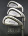 Set of 3 Callaway Steelhead X-14 3 + 4 + 5 Irons Regular Graphite Shafts