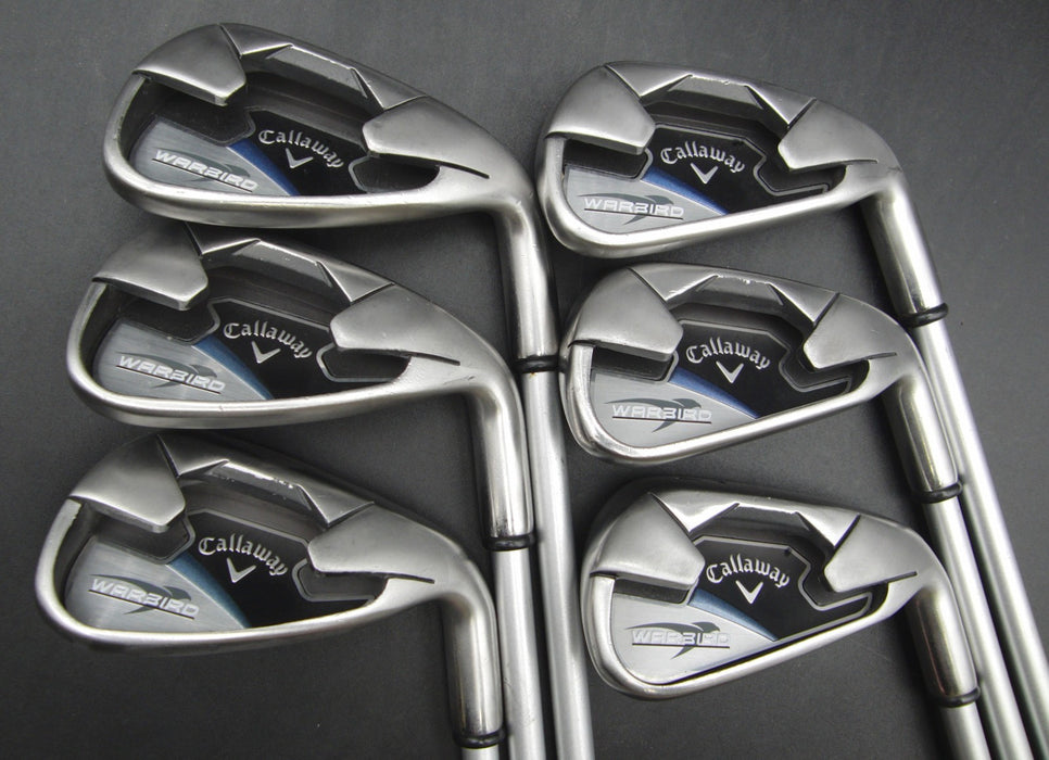 Set of 6x Callaway WarBird Irons 5-PW Regular Graphite Shafts Callaway Grips