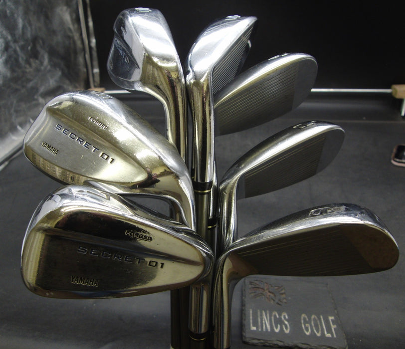Set of 7x Yamaha Secret 01 Forged Irons 6-SW+AW Regular Graphite Shafts*