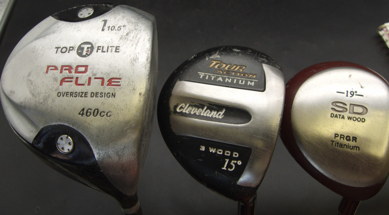 Set of Regal Tour Series 4-SW+ Driver + Cleveland 3 Wood + 7 Wood + Putter*