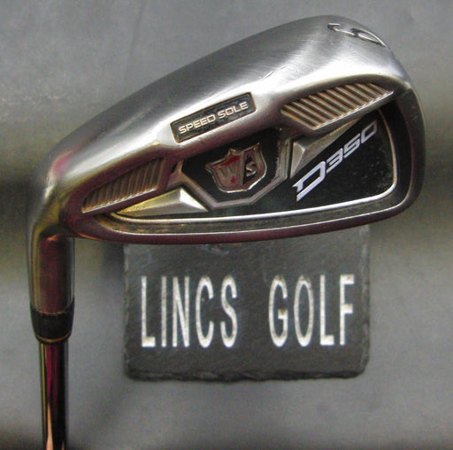 Left Handed Wilson Staff D350 6 Iron Uniflex Steel Shaft Unbranded Grip