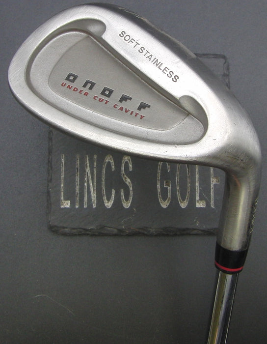 Onoff Under Cut Gravity Sand Wedge Stiff Steel Shaft Onoff Grip
