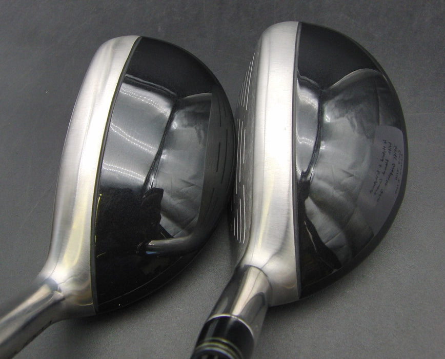 Set of 2 Cobra S3 Max 4 Hybrid + 5 Hybrid Stiff Graphite Shafts Black Grips + HC