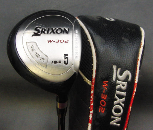Srixon W-302 W-NI.WT. 18.5° 5 Wood Regular Graphite Shaft Winn Grip & Srixon H/C