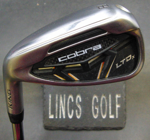 Left Handed Cobra LTDx 8 Iron Stiff Steel Shaft Black Grip