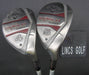Set of 2x Callaway Diablo Edge 4+5 Hybrids Ladies Graphite Shafts Sword Grips
