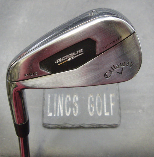 Left-Handed Callaway Rogue ST Pro 5 Iron Stiff Steel Shaft Golf Pride Grip