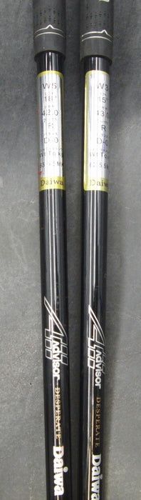 Set of 2 Daiwa Advisor 3+5 Woods Regular Graphite Shafts Daiwa Grips & HC