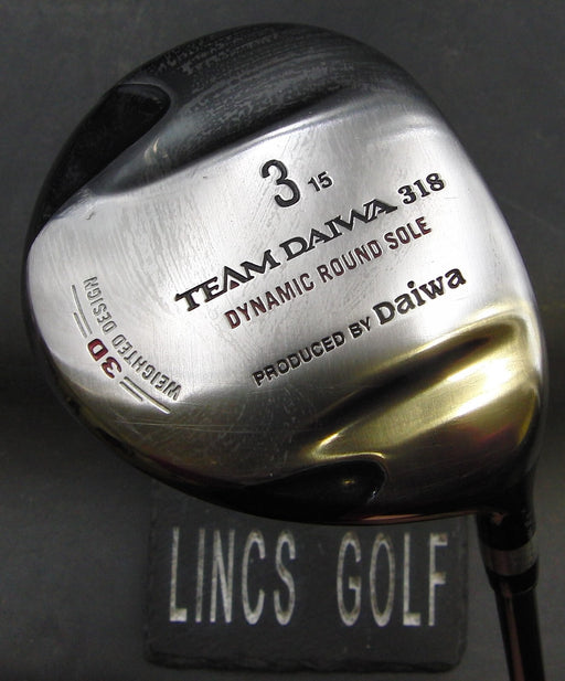 Team Daiwa 318 Dynamic Round Sole 15° 3 Wood Seniors Graphite Shaft Daiwa Grip