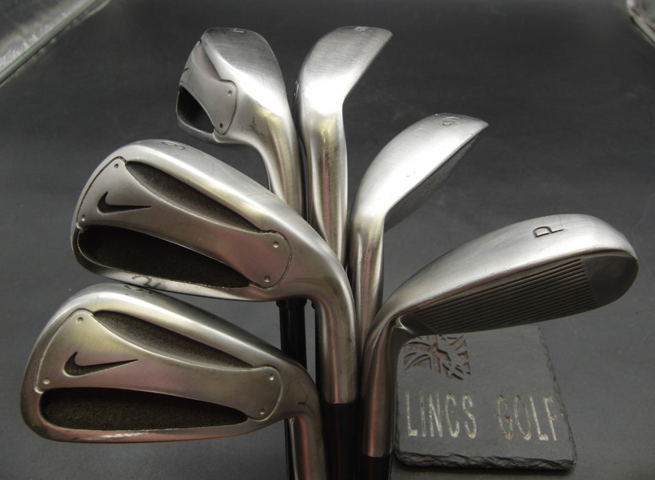 Set of 6x Nike Slingshot Irons 5-PW Stiff Graphite Shafts Nike Grips