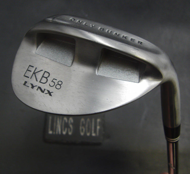 Lynx EKB Only Bunker 58° Wedge Regular Steel Shaft Golf Pride Grip