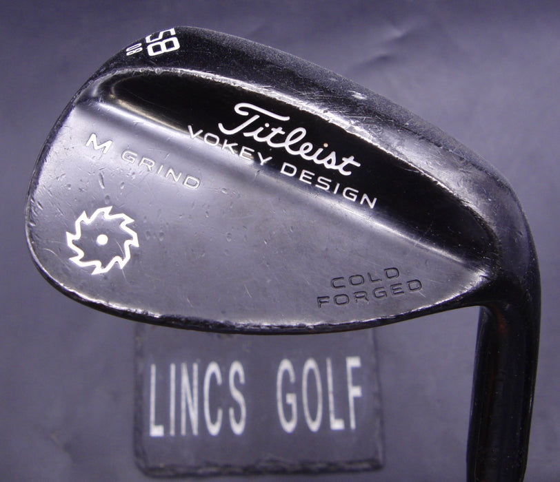 Titleist BV Vokey Design Cold Forged M Grind 58° Sand Wedge Regular Steel Shaft