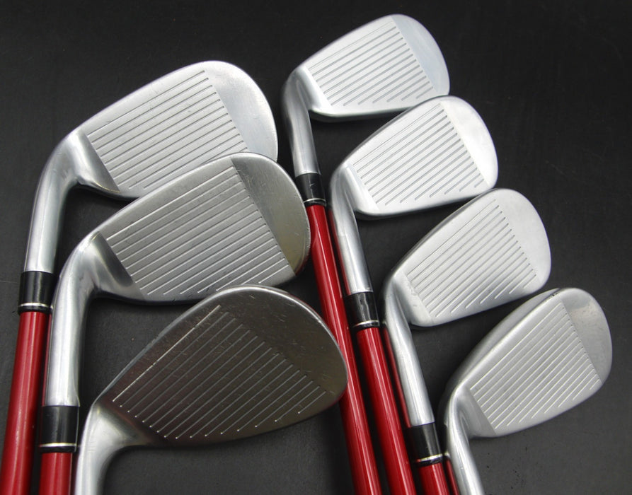 Set of 7x TaylorMade AeroBurner Irons 5-SW Regular Graphite Shafts Mixed Grips