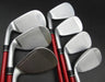 Set of 7x TaylorMade AeroBurner Irons 5-SW Regular Graphite Shafts Mixed Grips