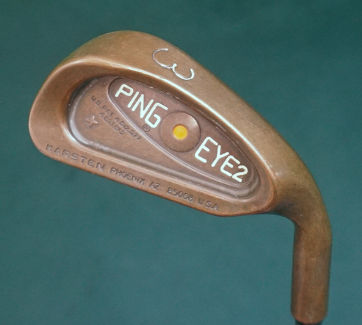 Ping Eye2 BeCu Orange Dot 3 Iron Stiff Graphite Shaft Golf Pride Grip