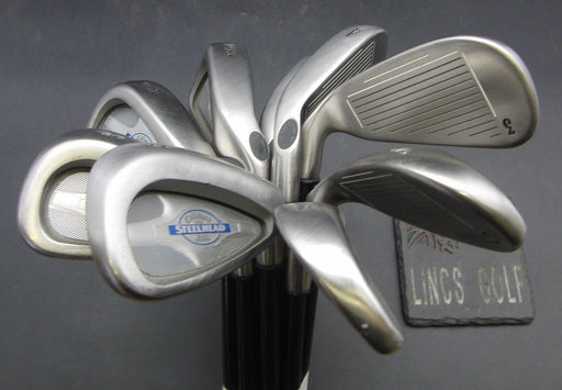 Set of 8x Callaway Steelhead X-14 Irons 3-SW Regular Graphite Shafts C/W Grips