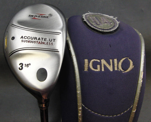 Red Zone SUS 630 16° 3 Hybrid Stiff Graphite Shaft Red Zone Grip + Headcover