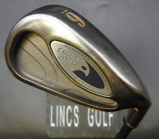 Callaway Tungsten Injected 6 Iron Regular Graphite Shaft Callaway Grip