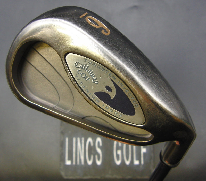 Callaway Tungsten Injected 6 Iron Regular Graphite Shaft Callaway Grip