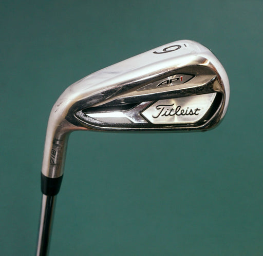Left Handed Titleist AP1 718 6 Iron Regular Steel Shaft Golf Pride Grip