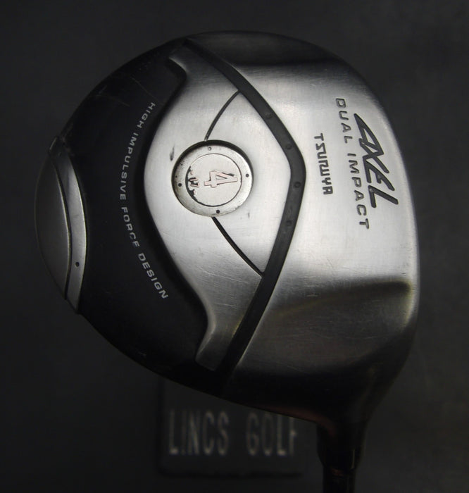 Tsuruya Axel Dual Impact 4 Wood Regular Graphite Shaft Golf Pride Grip