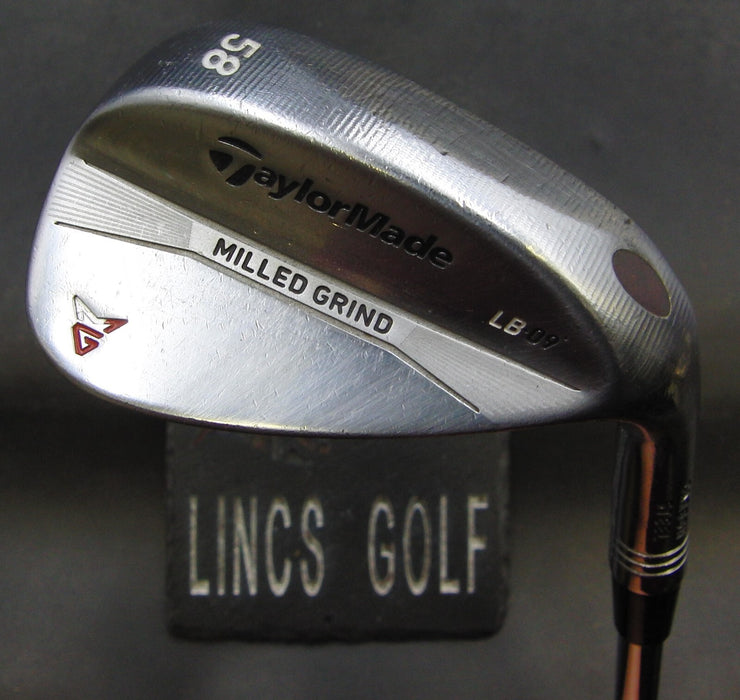 TaylorMade LB Milled Grind 58° Sand Wedge Stiff Steel Shaft Iomic Grip