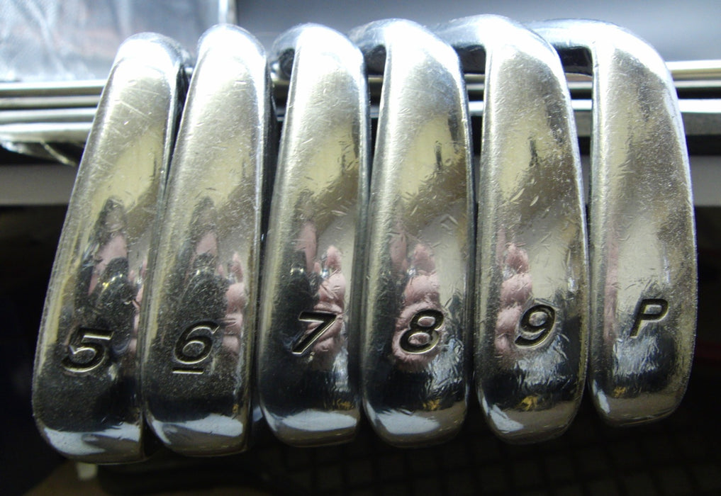 Set of 6x TaylorMade TP R9 Forged Irons 5-PW Stiff Steel Shafts Mixed Grips*