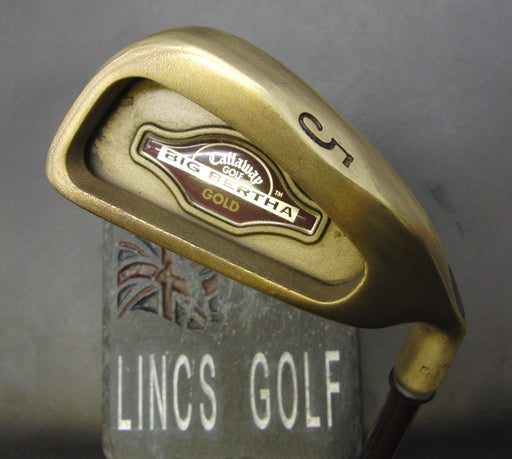 Callaway Big Bertha Gold 5 Iron Regular Graphite Shaft Black Grip