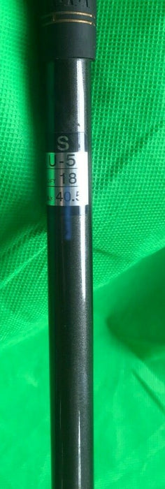 Japanese Fitway UT 18 Degree U5 Hybrid Rescue Stiff Graphite Shaft Fitway Grip