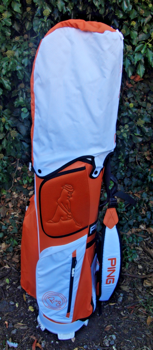 6 Division Ping Orange Golf Stand Carry Clubs Bag*