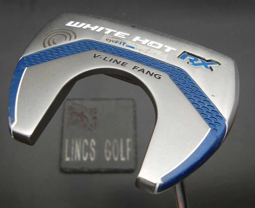 Odyssey White Hot RX V-Line Fang Putter 85cm Length Steel Shaft Winn Grip*