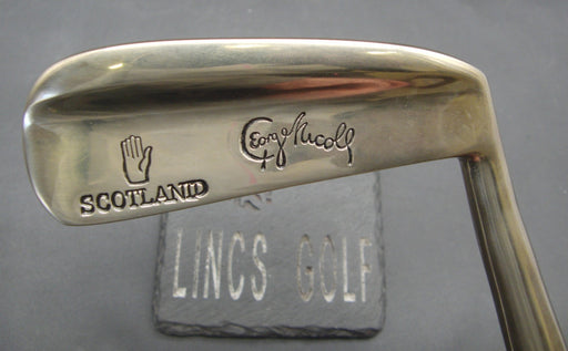 George Nicoll Hand Forged Putter 87cm Length Wood Shaft witGrip