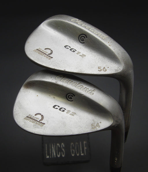 Set of 2 Cleveland CG12 Zip Grooves 54° Gap+56° Sand Wedges Regular Steel*