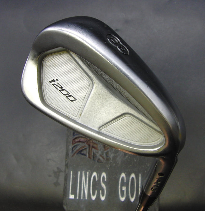 Ping i200 Black Dot 8 Iron Seniors Steel Shaft Ping Grip