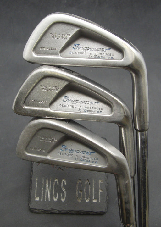 Set of 3x Daiwa Trypower 3+5&6 Irons Regular Steel Shafts with Grips