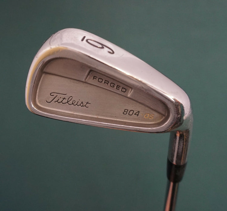Titleist 804-OS Forged 6 Iron Stiff Steel Shaft Lamkin Grip