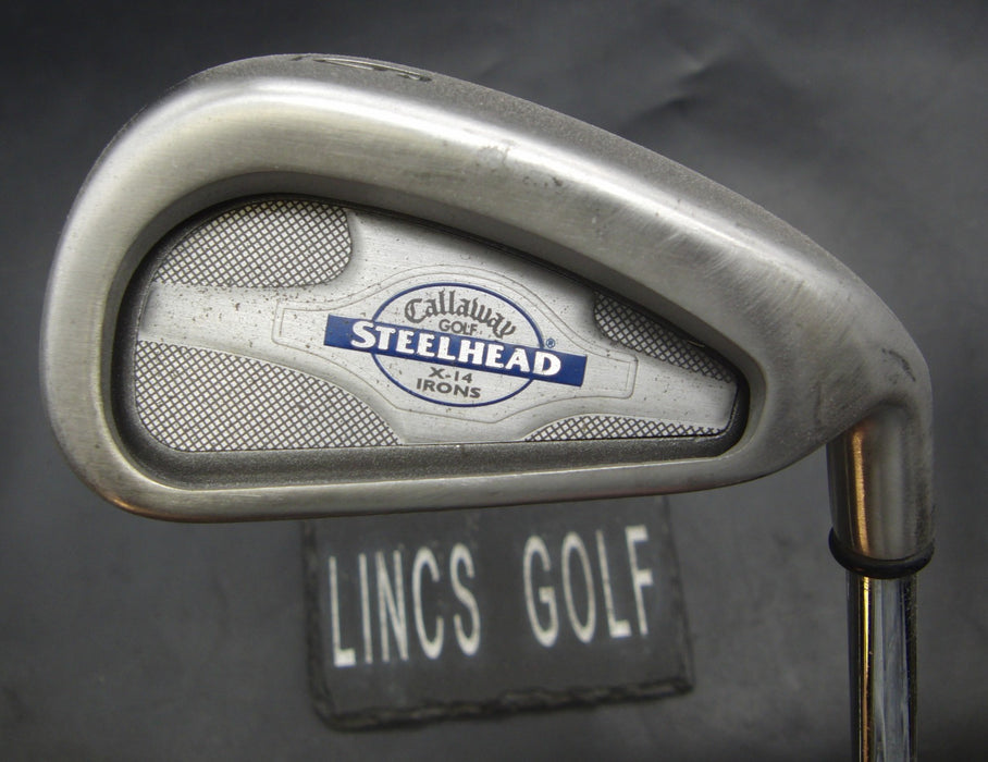 Callaway Steelhead X-14 6 Iron Extra Stiff Steel Shaft Callaway Grip