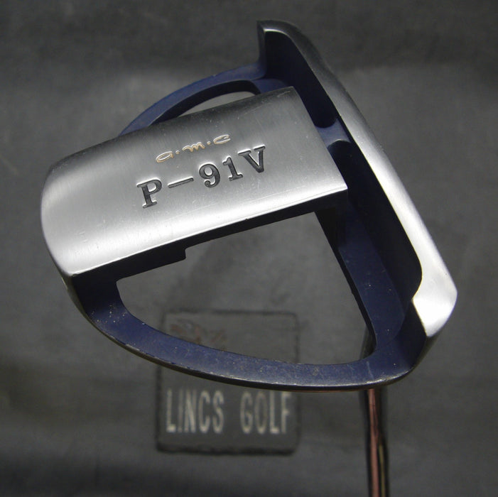 a.m.c P-91v Putter Steel Shaft 87cm Length West Golf Grip