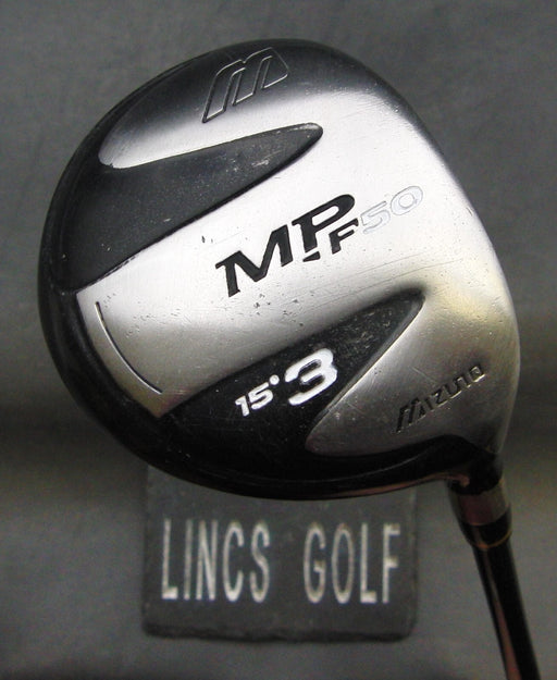 Mizuno MP F50 15° 3 Wood Stiff Graphite Shaft Golf Pride Grip