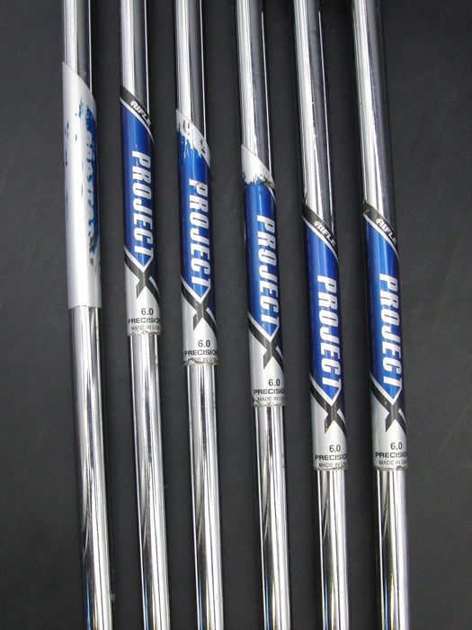 Set of 6x Callaway Apex MB 5-PW Irons Stiff Steel Shafts Black Grips