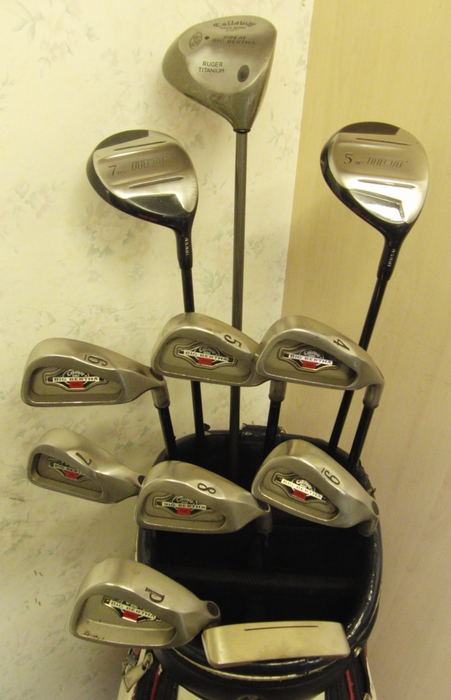 Set of Callaway Big Bertha Iron 4-PW + Driver + 5 Wood + 7 Wood + Putter*
