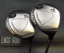 Set of 2 PRGR GN 502 HIT 16.5° 4 & 18° 5 Woods Stiff/Regular Graphite Shafts