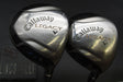 Set of 2 Callaway Legacy 3+5 Woods Regular Graphite Shafts Tour Edge Grips