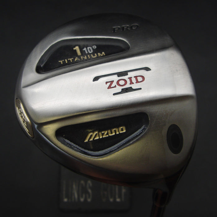 Mizuno T-Zoid Pro 10° Driver Stiff Graphite Shaft Mizuno Grip