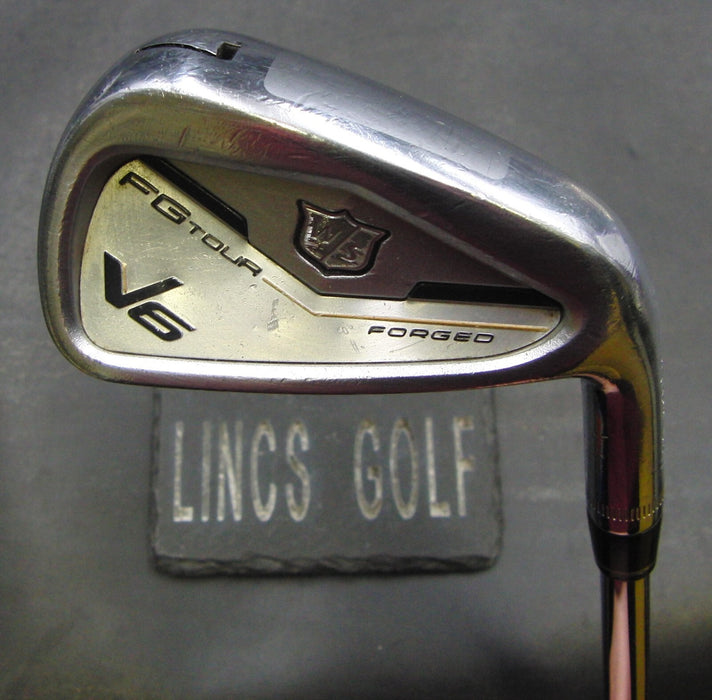 Wilson Staff FG Tour V6 Forged 7 Iron Stiff Steel Shaft Golf Pride Grip