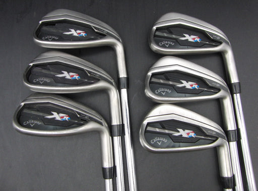 Set of 6x Callaway XR 5-PW Irons Stiff Steel Shafts Callaway Grips