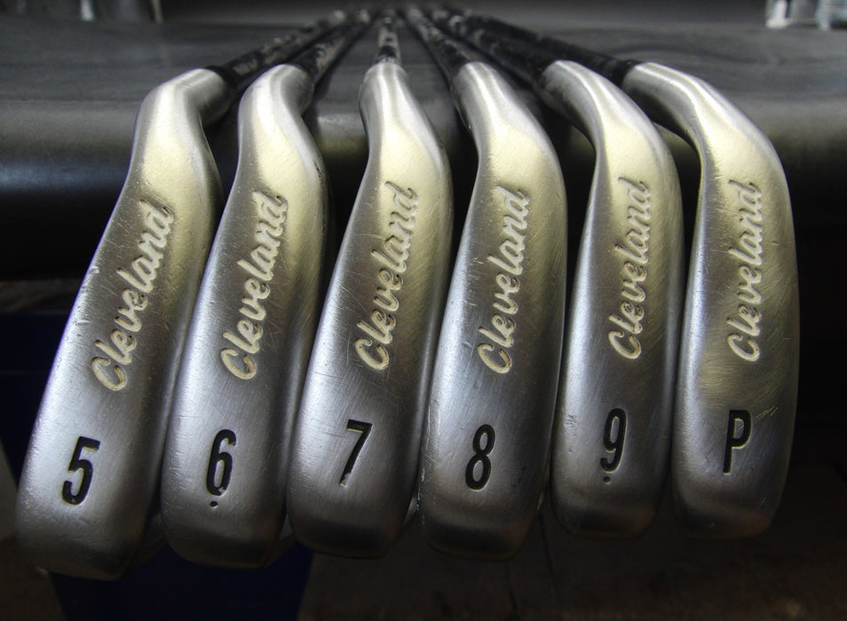 Set of 6x Cleveland CG-C Irons 5-PW Stiff Steel Shafts Cleveland Grips