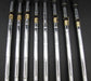 Set of 8x Callaway X Tour 3-PW Irons Regular Steel Shafts Golf Pride Grips